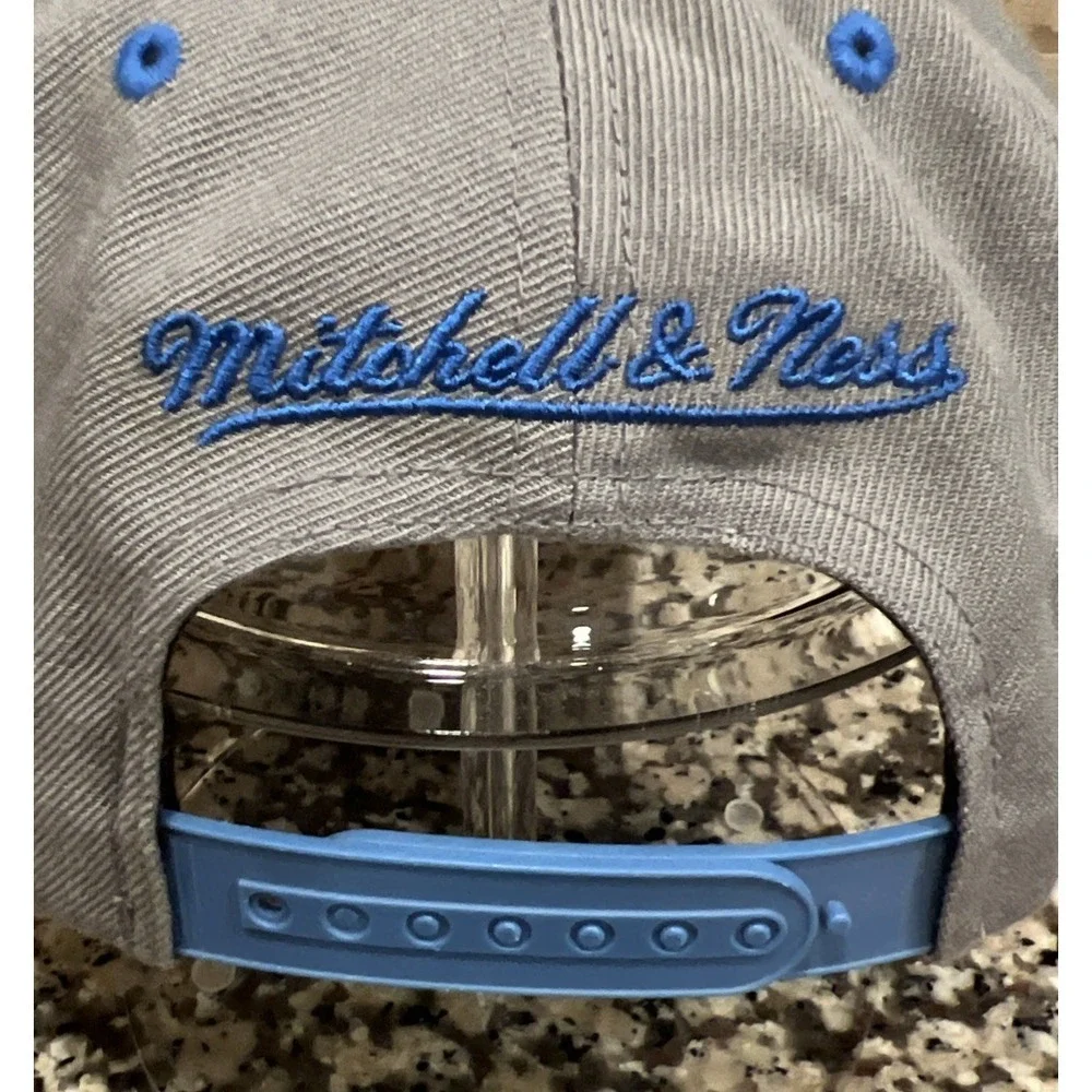 Mitchell & Ness Oklahoma City Thunder OKC Snapback Blue Gray NBA‎ Basketball Hat